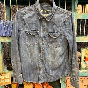 Madewell Blue Denim Shirt